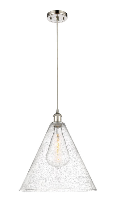 Innovations 516-1P-PN-GBC-164 One Light Pendant, Polished Nickel