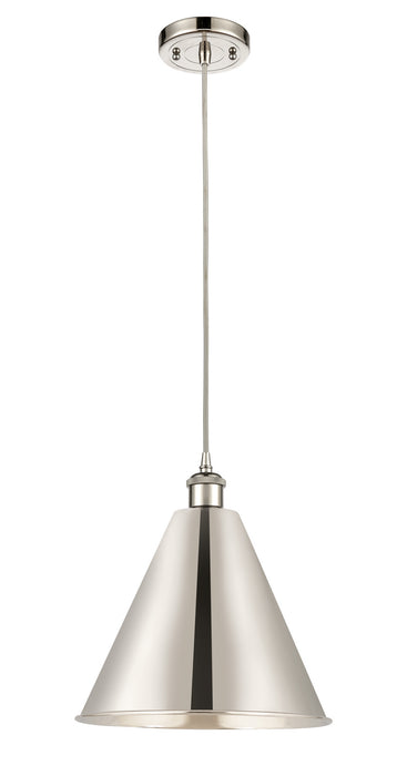 Innovations 516-1P-PN-MBC-16-PN One Light Mini Pendant, Polished Nickel