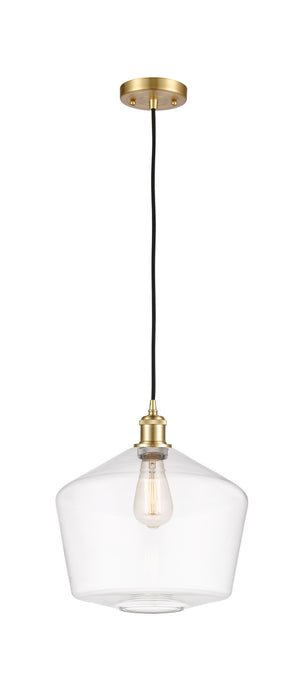 Innovations 516-1P-SG-G652-12 One Light Mini Pendant, Satin Gold