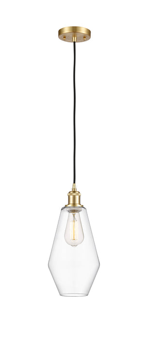 Innovations 516-1P-SG-G652-7 One Light Mini Pendant, Satin Gold
