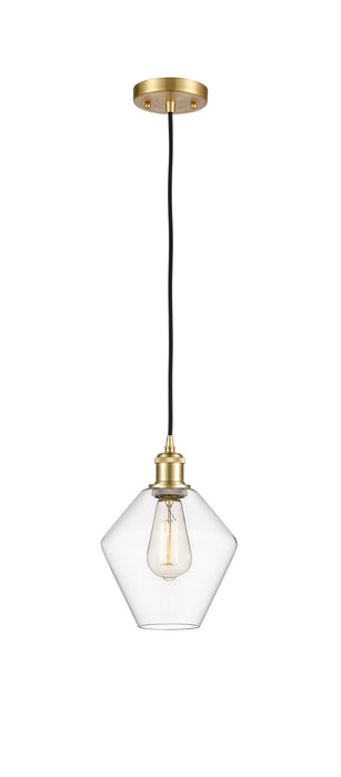 Innovations 516-1P-SG-G652-8 One Light Mini Pendant, Satin Gold