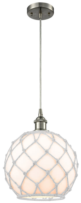 Innovations 516-1P-SN-G121-10RW One Light Mini Pendant, Brushed Satin Nickel