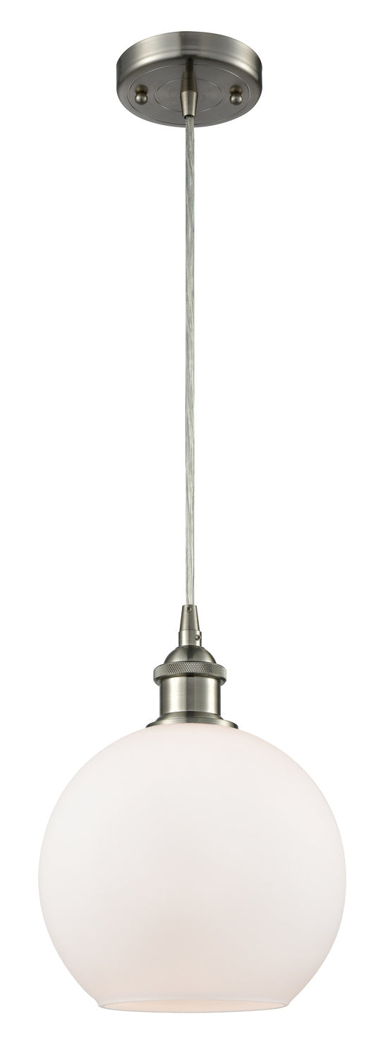 Innovations 516-1P-SN-G121-8 One Light Mini Pendant, Brushed Satin Nickel