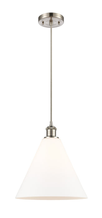 Innovations 516-1P-SN-GBC-121 One Light Mini Pendant, Brushed Satin Nickel