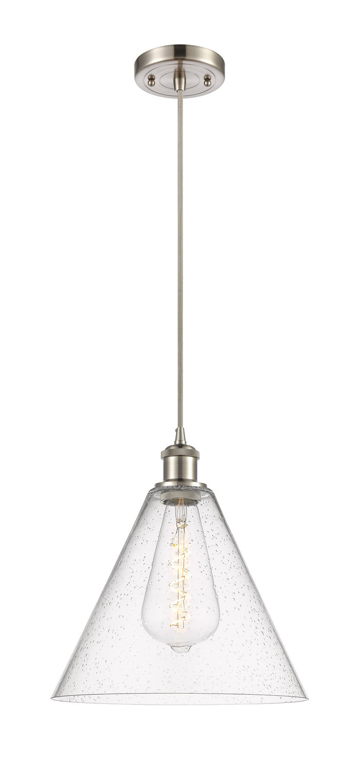 Innovations 516-1P-SN-GBC-124-LED LED Mini Pendant, Brushed Satin Nickel