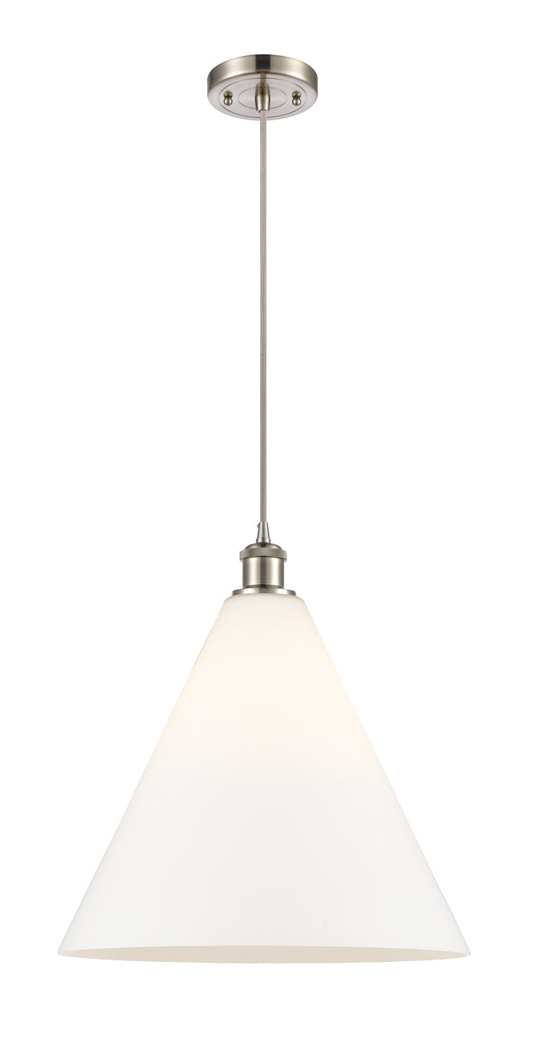 Innovations 516-1P-SN-GBC-161-LED LED Pendant, Brushed Satin Nickel