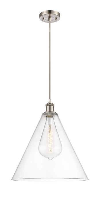 Innovations 516-1P-SN-GBC-162 One Light Pendant, Brushed Satin Nickel