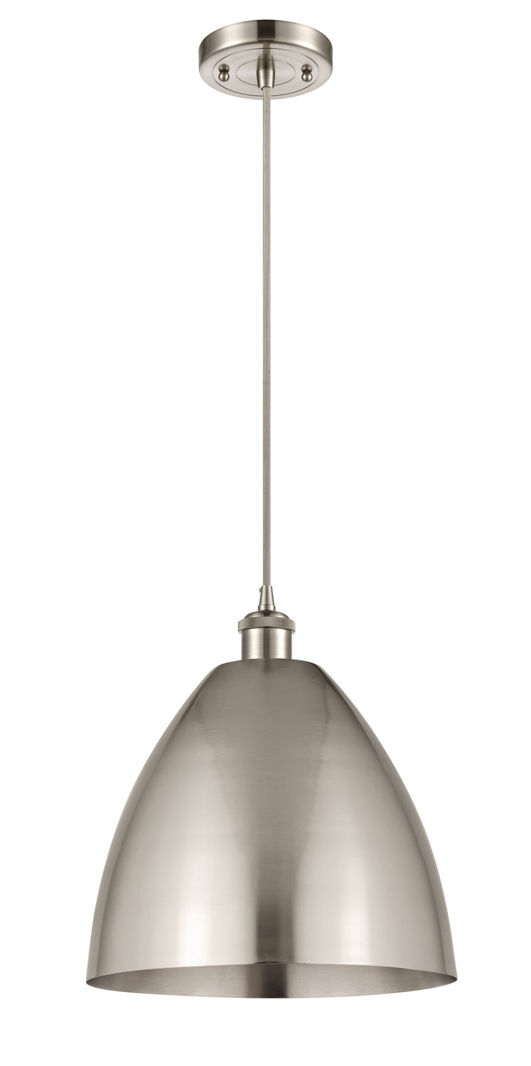 Innovations 516-1P-SN-MBD-12-SN-LED LED Mini Pendant, Brushed Satin Nickel