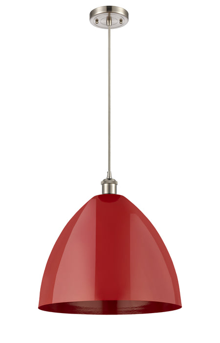 Innovations 516-1P-SN-MBD-16-RD-LED LED Mini Pendant, Brushed Satin Nickel