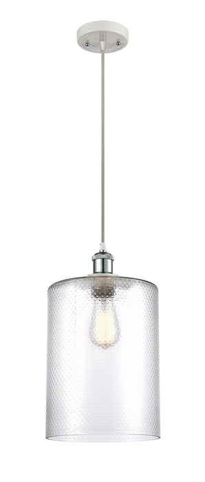 Innovations 516-1P-WPC-G112-L One Light Mini Pendant, White Polished Chrome