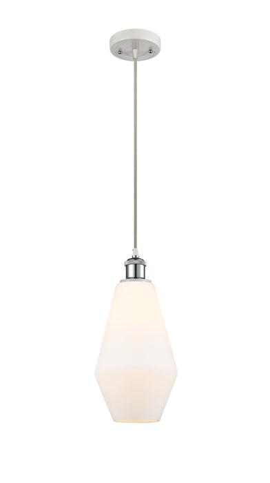 Innovations 516-1P-WPC-G651-7-LED LED Mini Pendant, White Polished Chrome