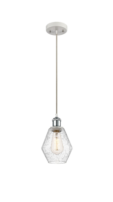 Innovations 516-1P-WPC-G654-6-LED LED Mini Pendant, White Polished Chrome
