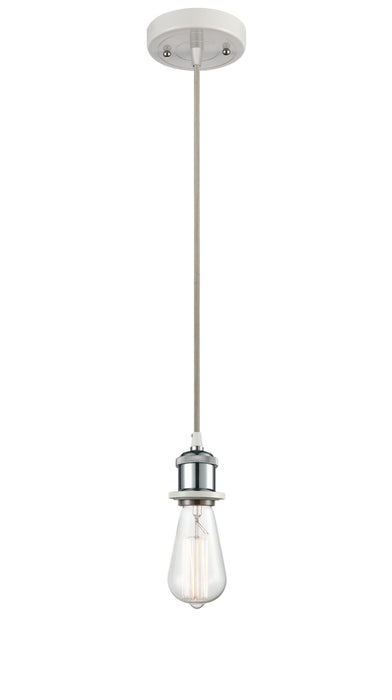 Innovations 516-1P-WPC-LED LED Mini Pendant, White Polished Chrome
