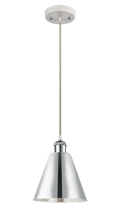 Innovations 516-1P-WPC-MBC-8-PC-LED LED Mini Pendant, White Polished Chrome