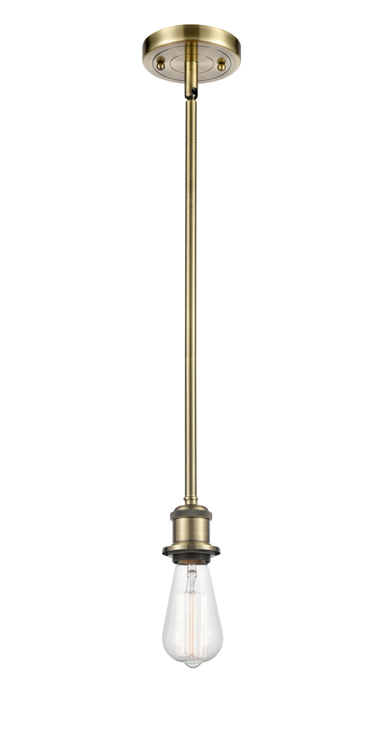 Innovations 516-1S-AB One Light Mini Pendant, Antique Brass