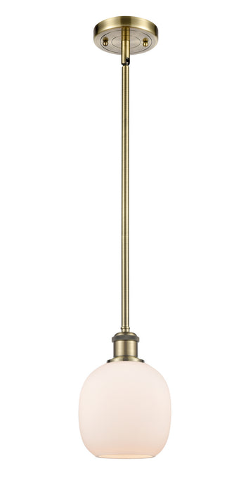 Innovations 516-1S-AB-G101 One Light Mini Pendant, Antique Brass