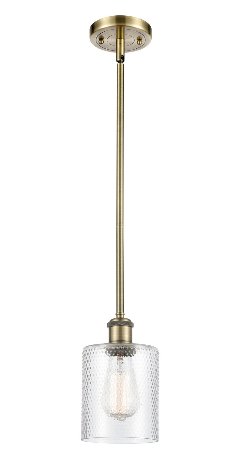 Innovations 516-1S-AB-G112 One Light Mini Pendant, Antique Brass
