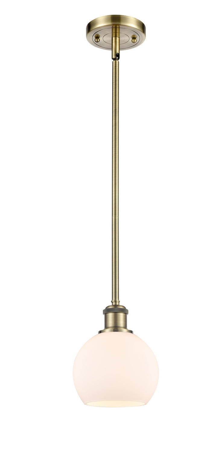 Innovations 516-1S-AB-G121-6-LED LED Mini Pendant, Antique Brass