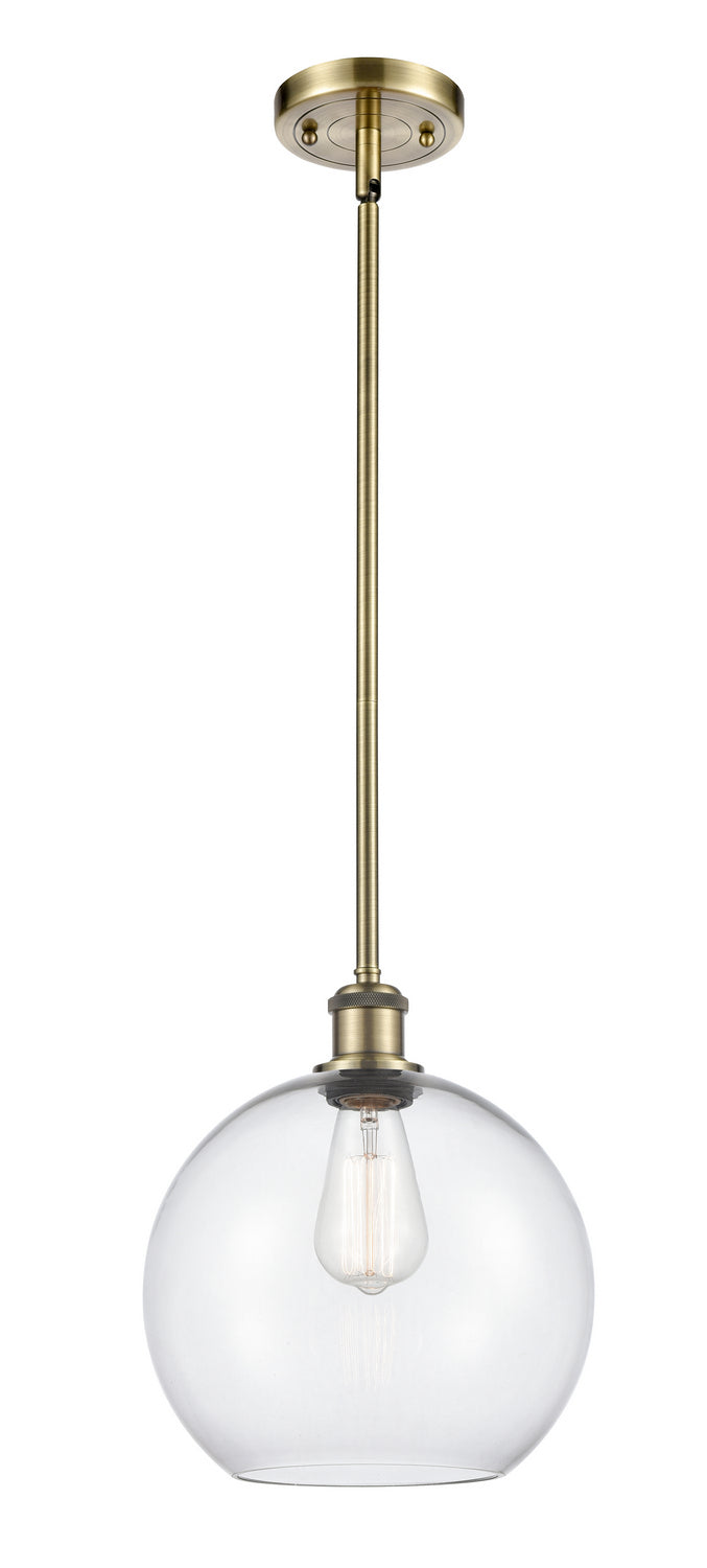 Innovations 516-1S-AB-G122-10 One Light Mini Pendant, Antique Brass