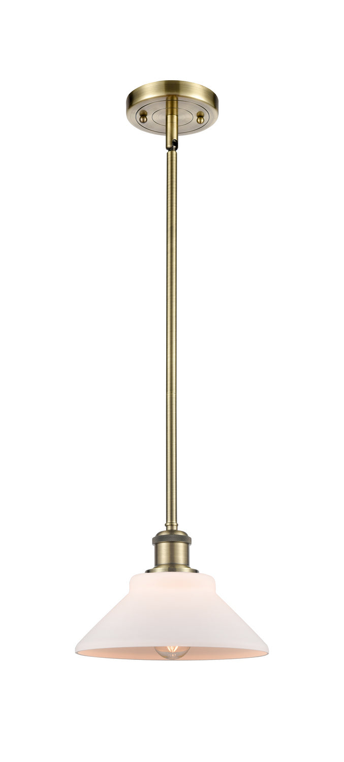 Innovations 516-1S-AB-G131 One Light Mini Pendant, Antique Brass
