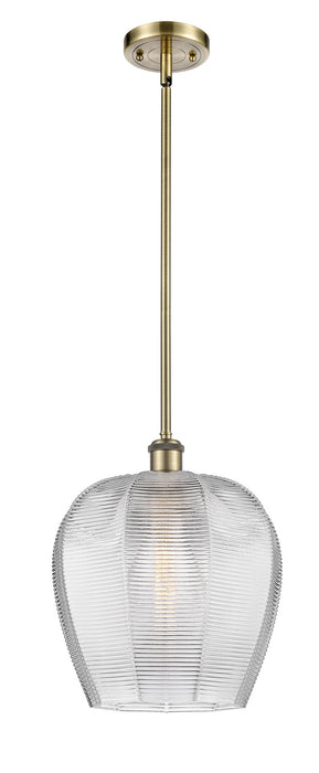 Innovations 516-1S-AB-G462-12 One Light Mini Pendant, Antique Brass