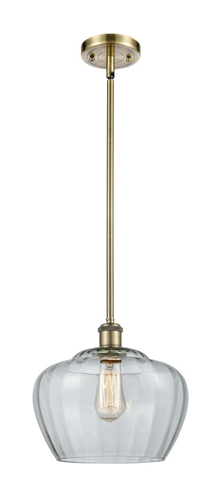 Innovations 516-1S-AB-G92-L One Light Mini Pendant, Antique Brass