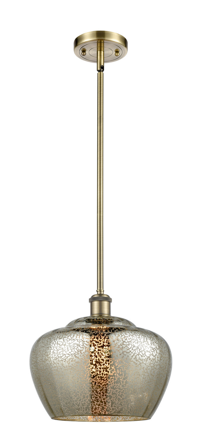 Innovations 516-1S-AB-G96-L One Light Mini Pendant, Antique Brass