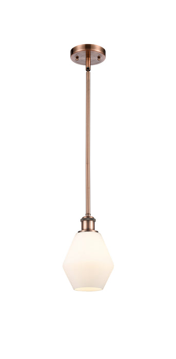 Innovations 516-1S-AC-G651-6-LED LED Mini Pendant, Antique Copper