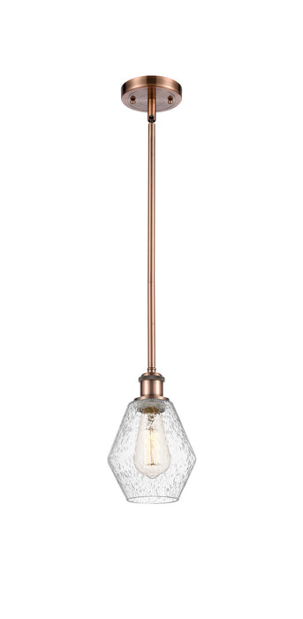 Innovations 516-1S-AC-G654-6 One Light Mini Pendant, Antique Copper