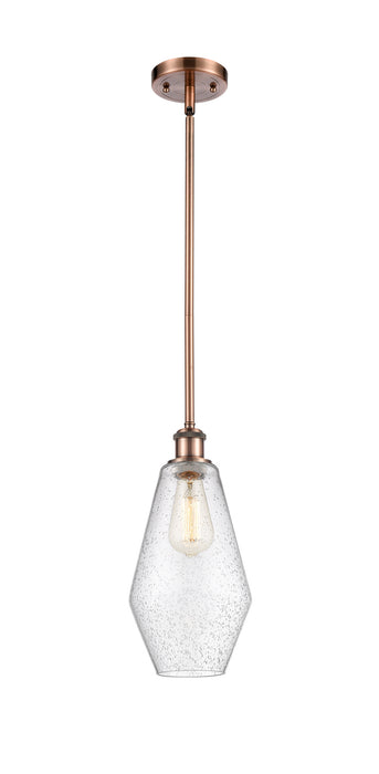 Innovations 516-1S-AC-G654-7 One Light Mini Pendant, Antique Copper