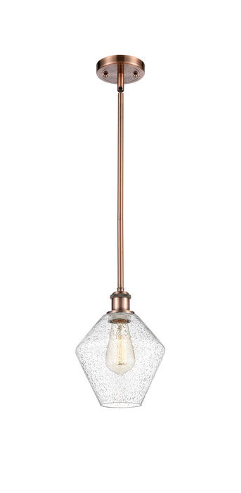 Innovations 516-1S-AC-G654-8 One Light Mini Pendant, Antique Copper
