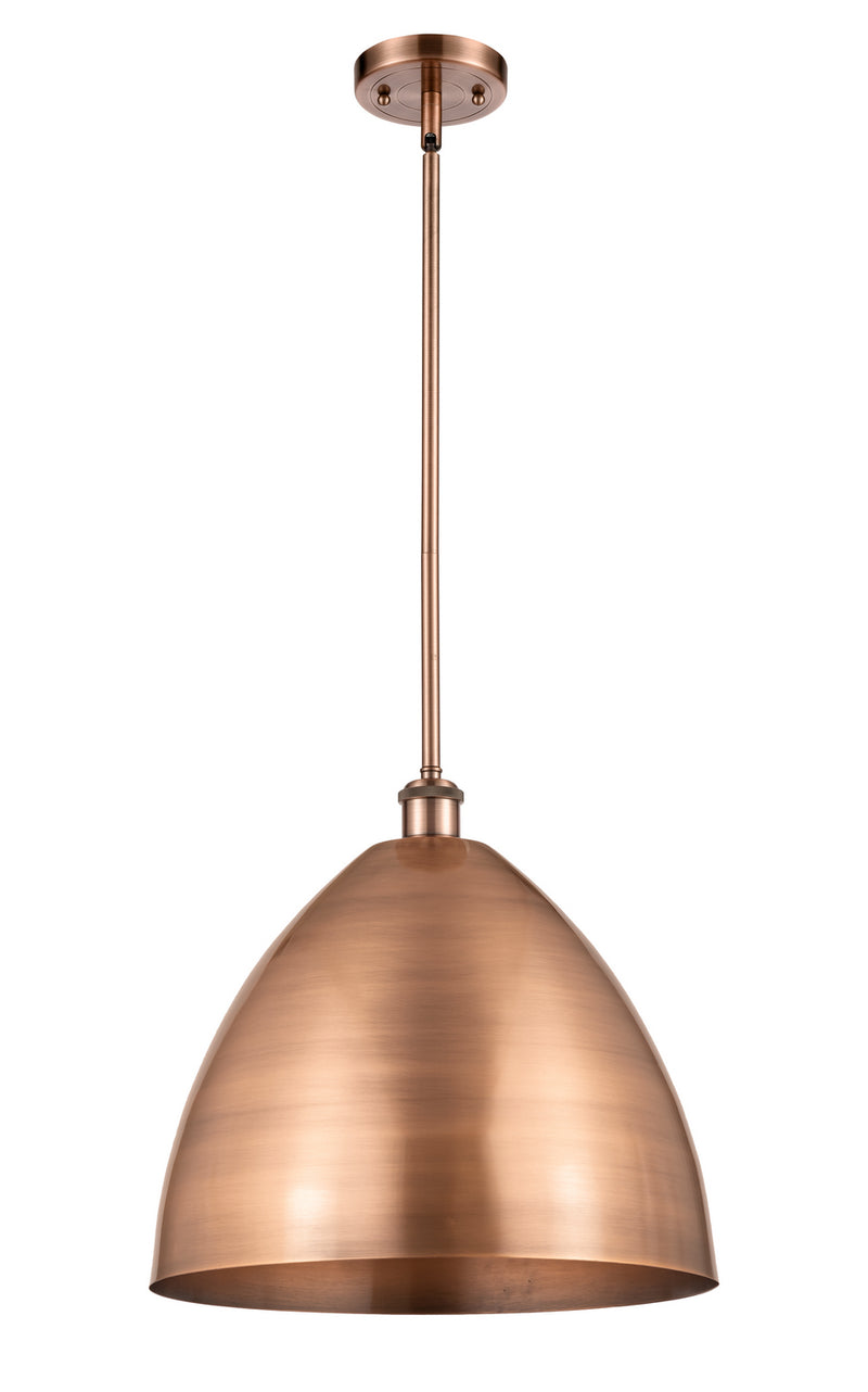 Innovations 516-1S-AC-MBD-16-AC-LED LED Pendant, Antique Copper