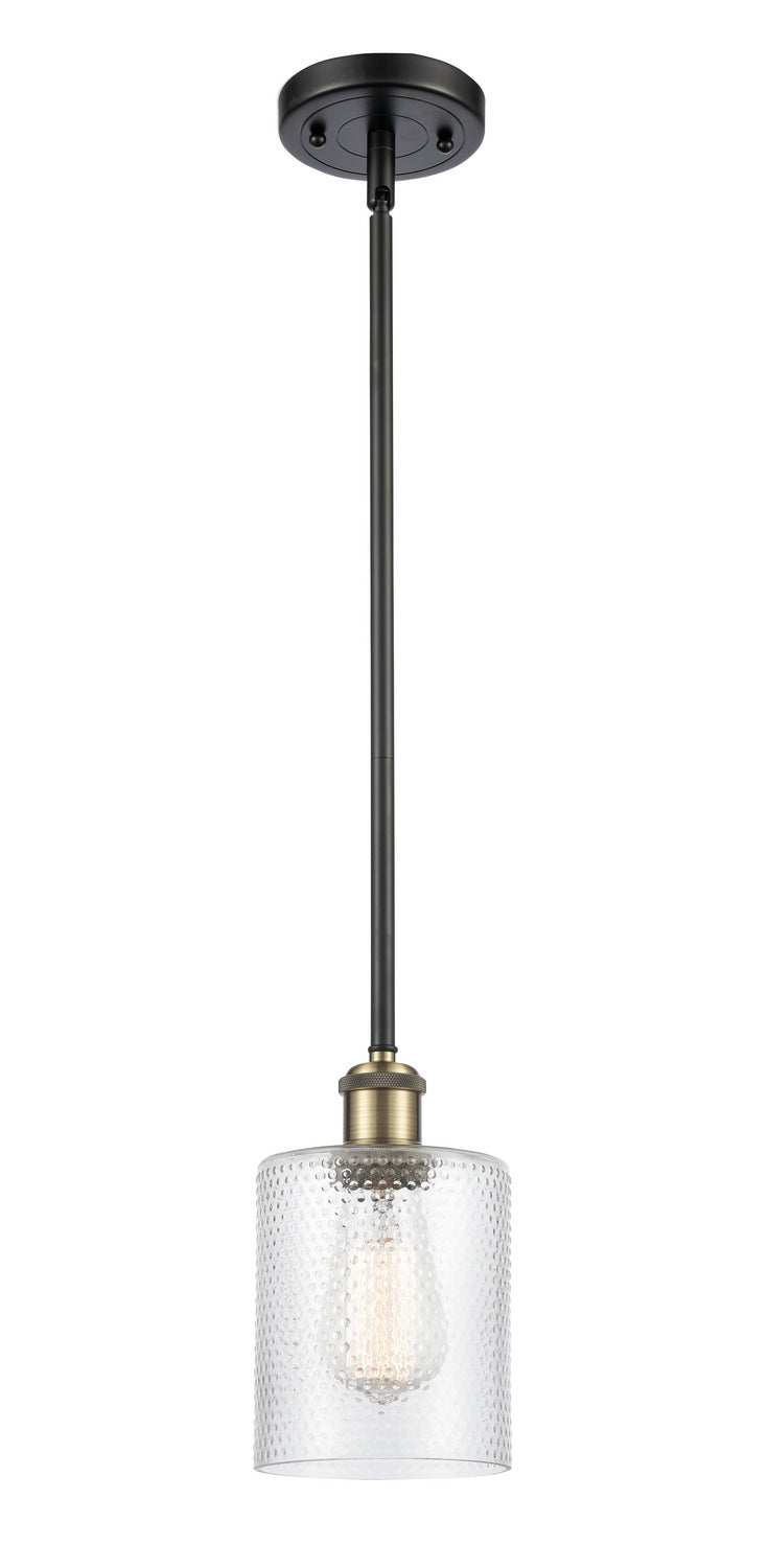Innovations 516-1S-BAB-G112 One Light Mini Pendant, Black Antique Brass