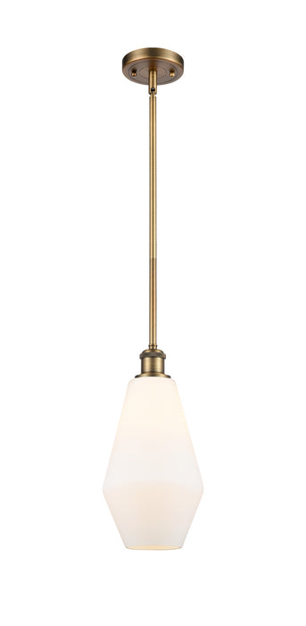Innovations 516-1S-BB-G651-7 One Light Mini Pendant, Brushed Brass