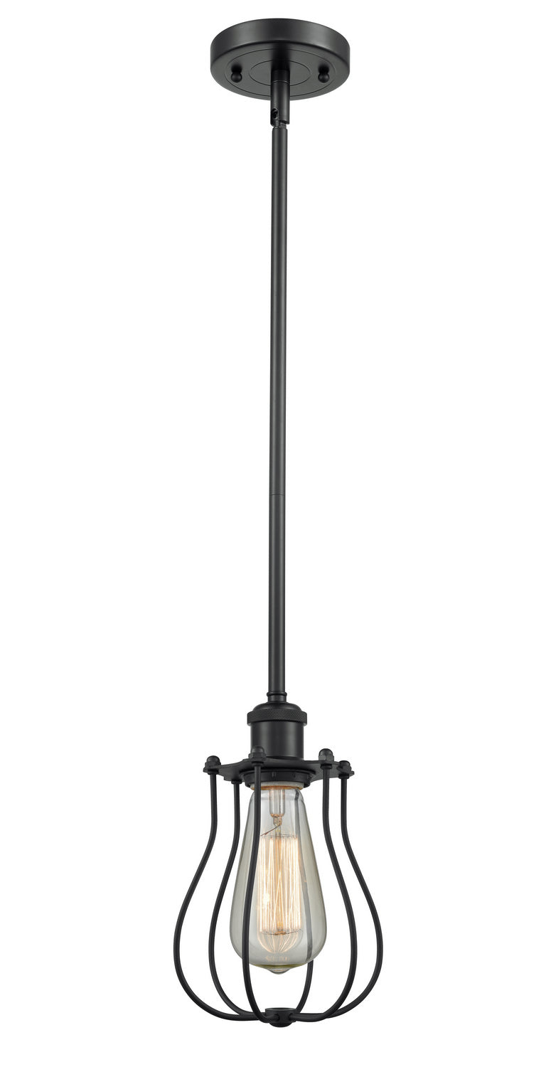 Innovations 516-1S-BK-CE513-BK One Light Mini Pendant, Matte Black