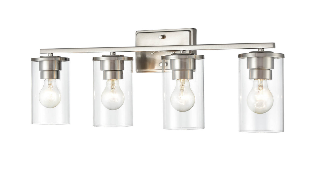 Millennium 2704-BN Four Light Vanity, Brushed Nickel