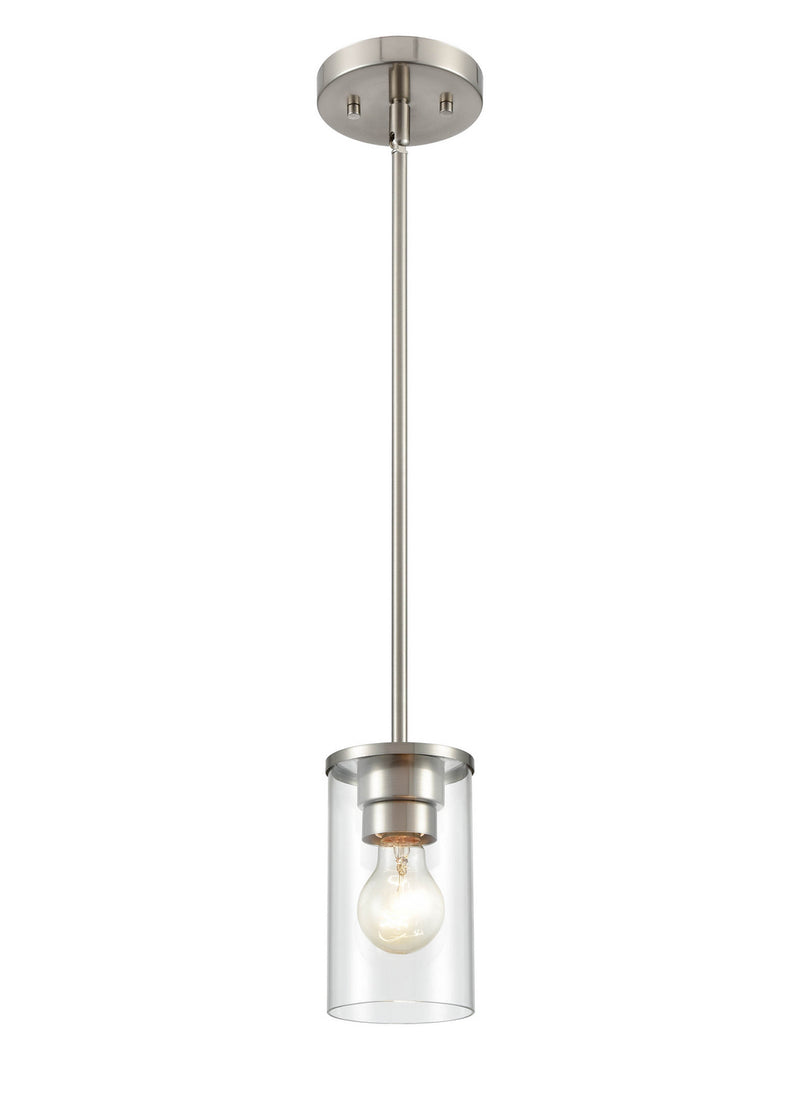 Millennium 2711-BN One Light Pendant, Brushed Nickel