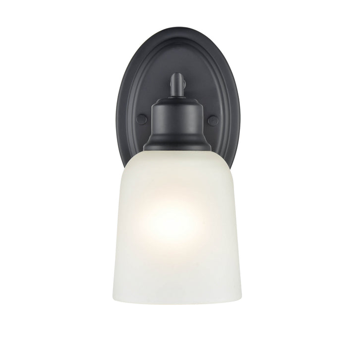 Millennium 2801-MB One Light Wall Sconce, Matte Black