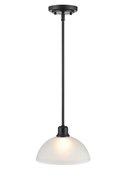 Millennium 2811-MB One Light Mini Pendant, Matte Black