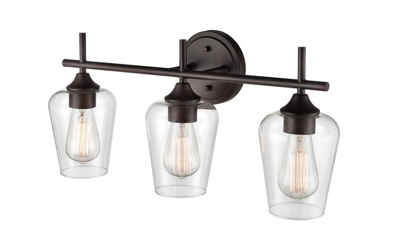 Millennium 9703-RBZ Three Light Vanity, Rubbed Bronze