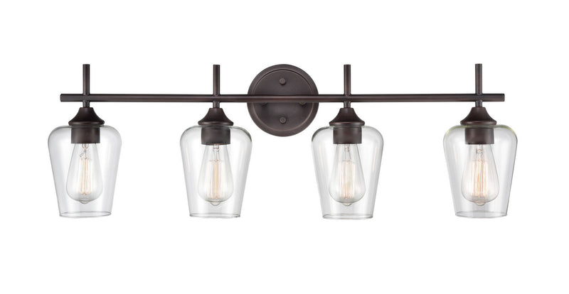 Millennium 9704-RBZ Four Light Vanity, Rubbed Bronze