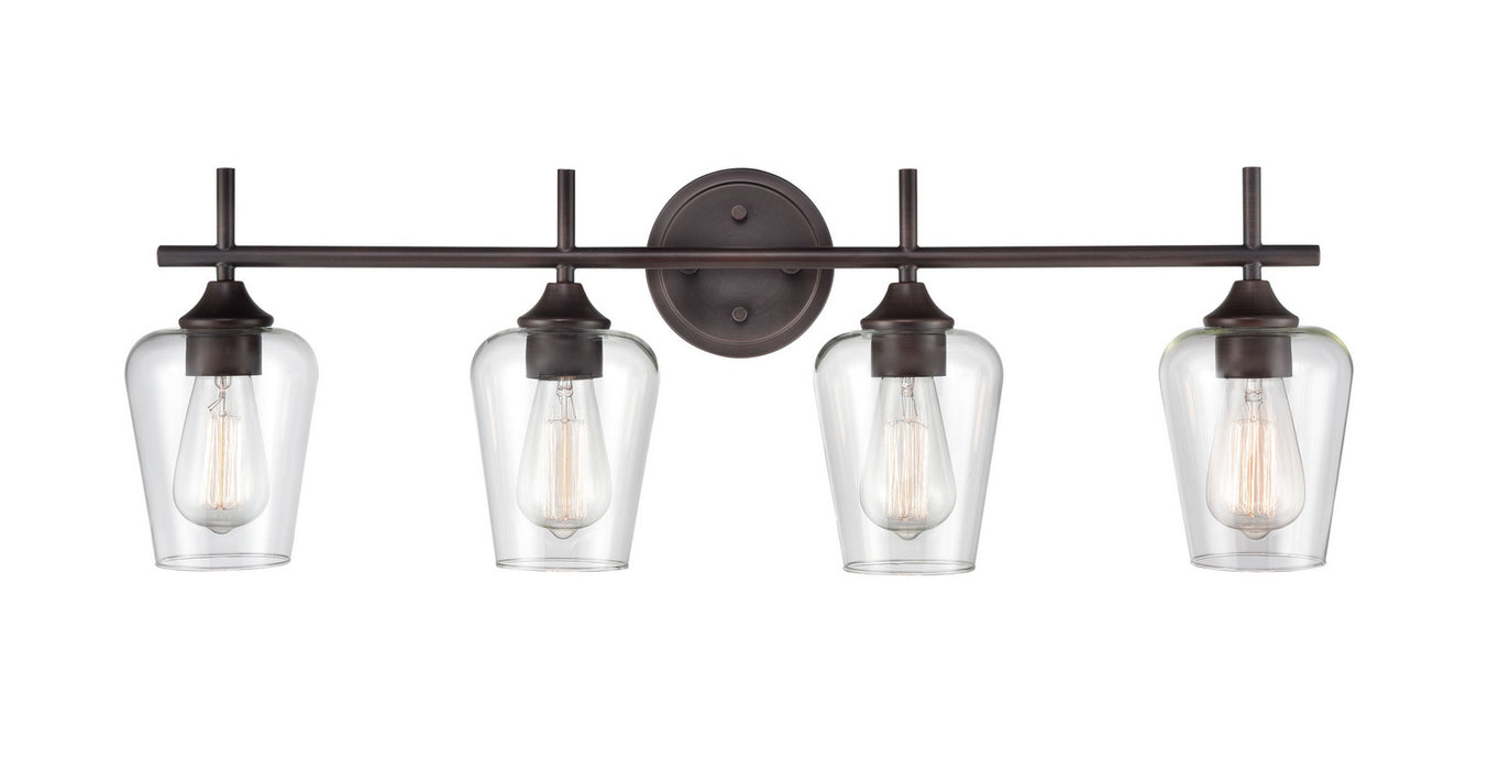 Millennium 9704-RBZ Four Light Vanity, Rubbed Bronze
