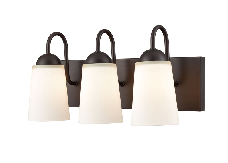 Millennium 9813-RBZ Three Light Vanity, Rubbed Bronze
