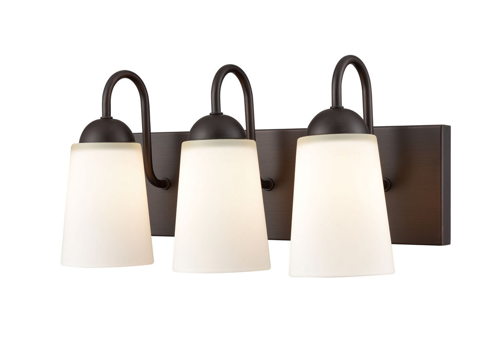 Millennium 9813-RBZ Three Light Vanity, Rubbed Bronze