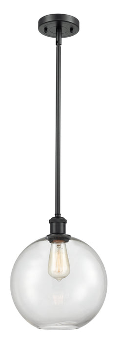 Innovations 516-1S-BK-G122-10 One Light Mini Pendant, Matte Black