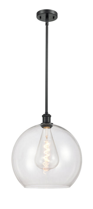 Innovations 516-1S-BK-G122-14 One Light Pendant, Matte Black