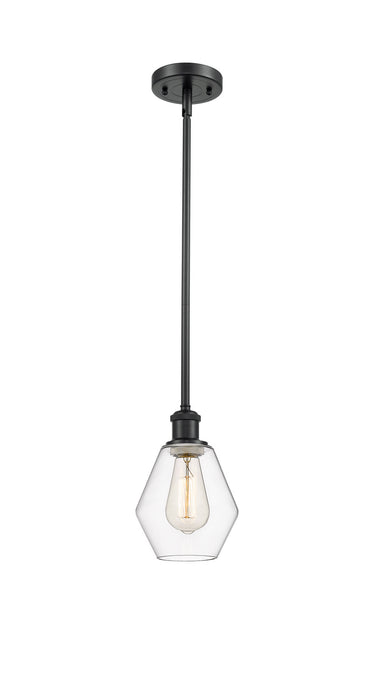 Innovations 516-1S-BK-G652-6 One Light Mini Pendant, Matte Black
