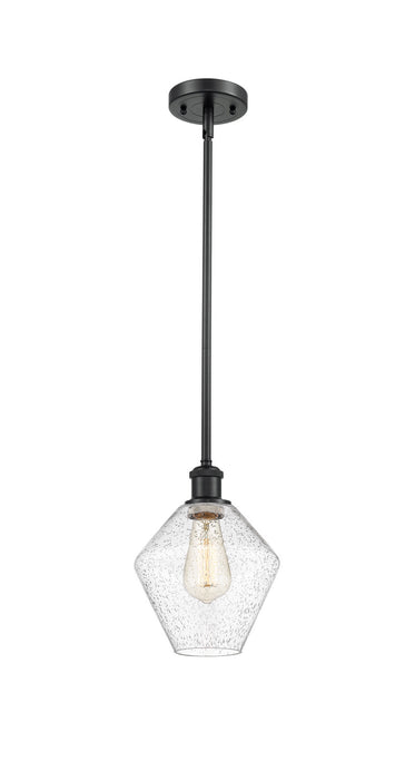 Innovations 516-1S-BK-G654-8 One Light Mini Pendant, Matte Black