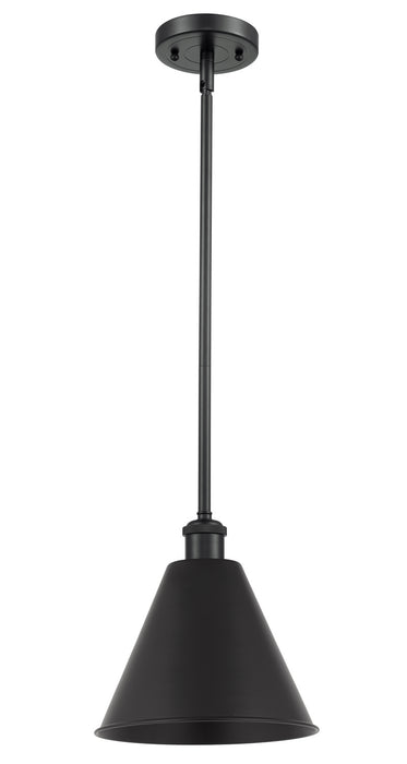 Innovations 516-1S-BK-MBC-12-BK-LED LED Pendant, Matte Black