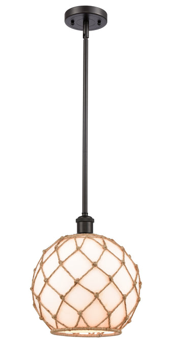 Innovations 516-1S-OB-G121-10RB One Light Mini Pendant, Oil Rubbed Bronze